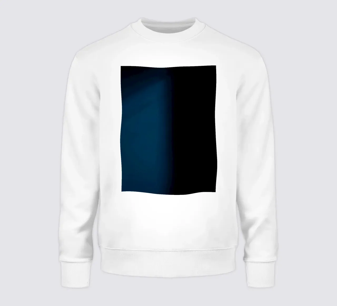 Uniek abstract blauw kleurverloop ontwerp perfecte woonkamer sweatshirt van DesignDoodle
