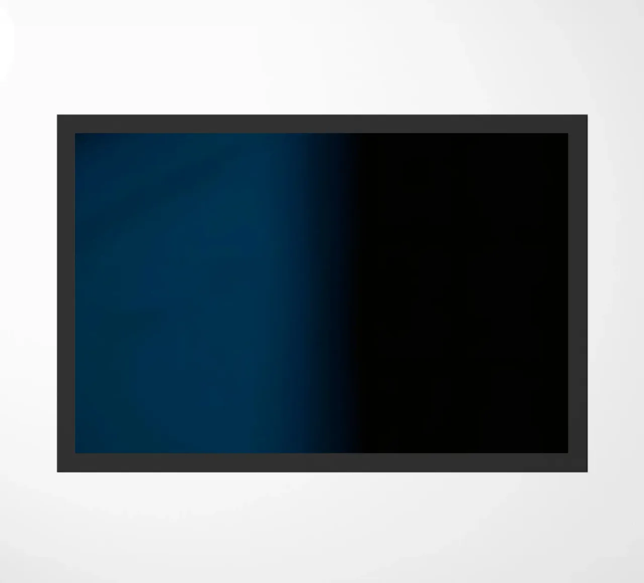 Uniek abstract blauw kleurverloop ontwerp perfecte woonkamer deurmat van DesignDoodle