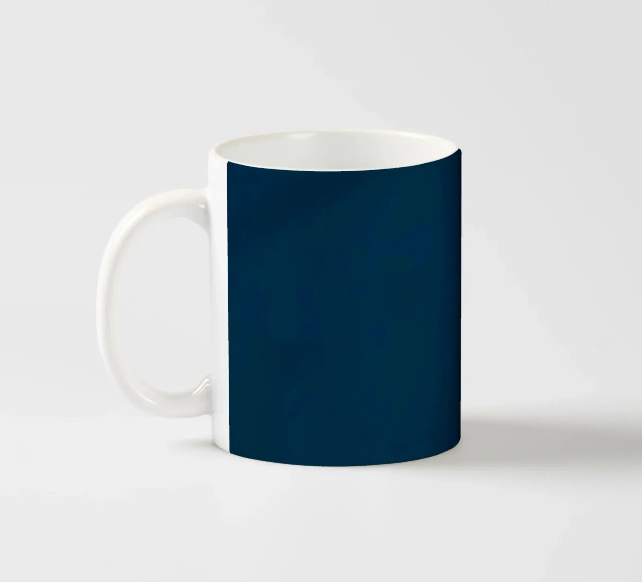 Uniek abstract blauw kleurverloop ontwerp perfecte woonkamer keramische mok van DesignDoodle