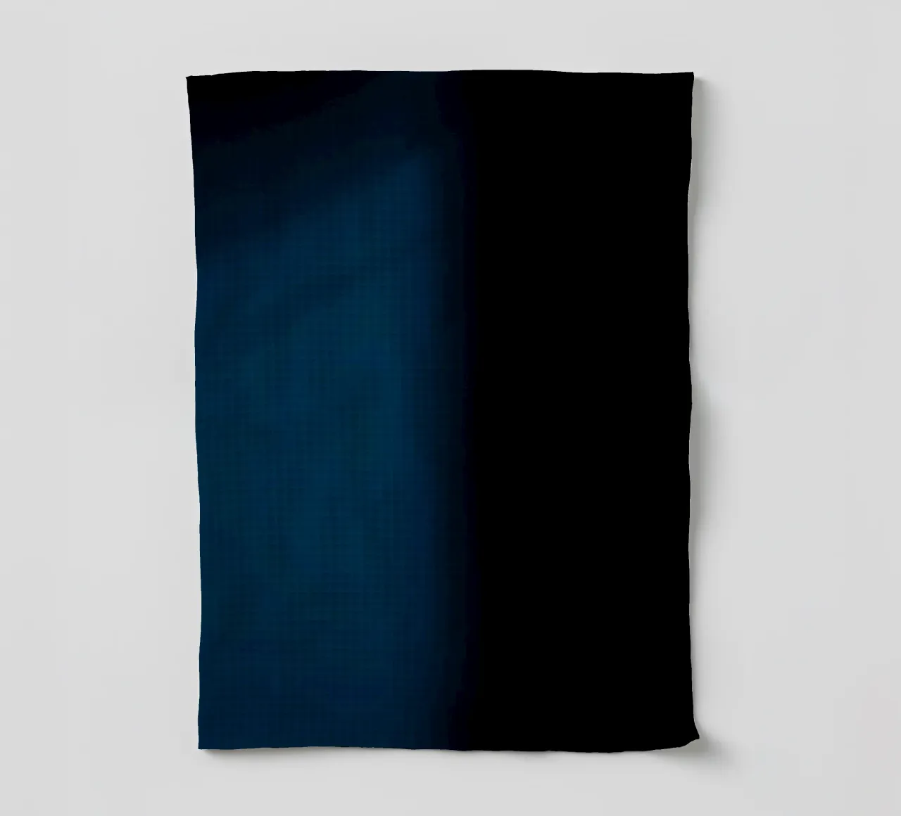Uniek abstract blauw kleurverloop ontwerp perfecte woonkamer theedoek van DesignDoodle