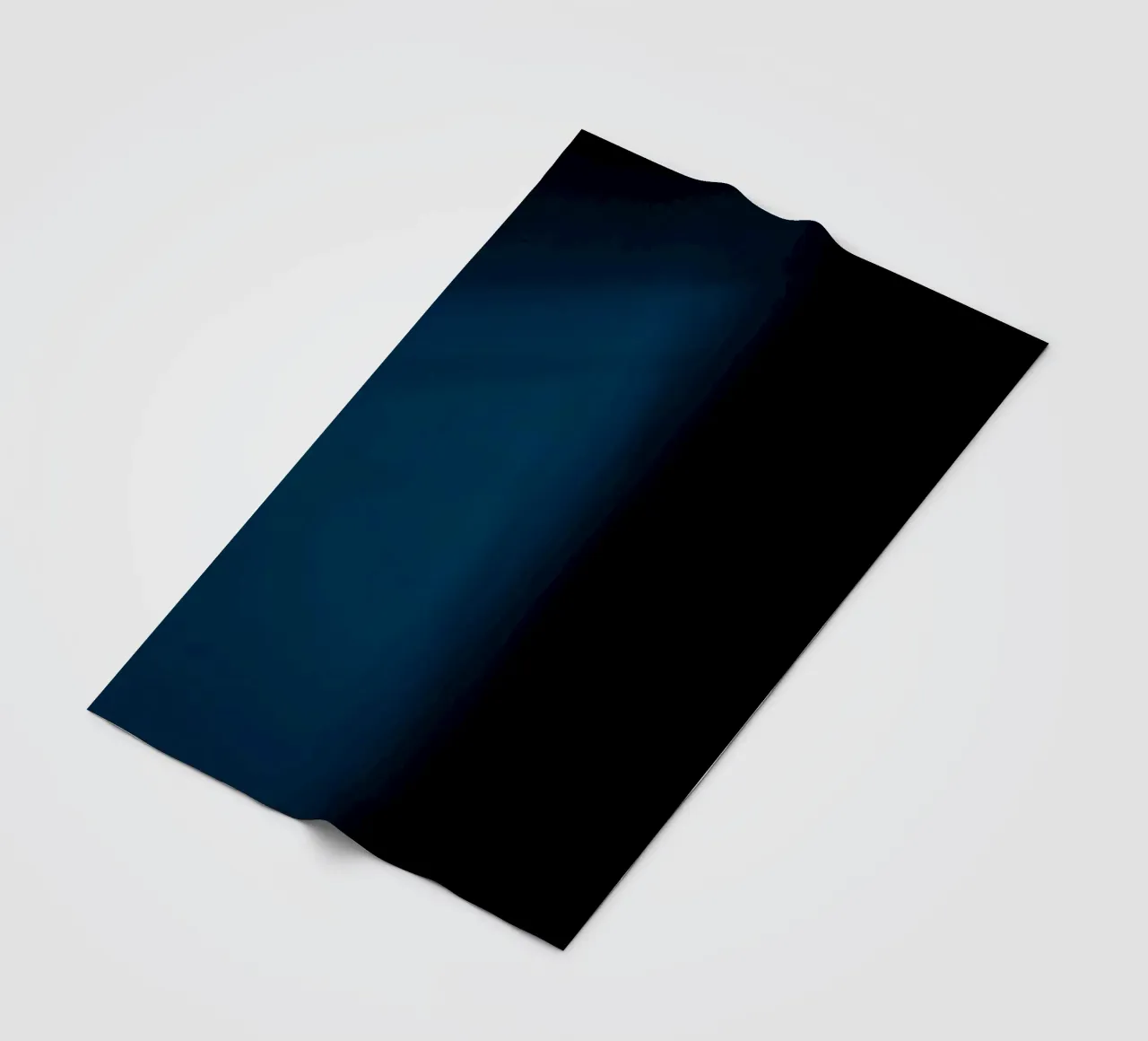 Uniek abstract blauw kleurverloop ontwerp perfecte woonkamer fleecedeken van DesignDoodle