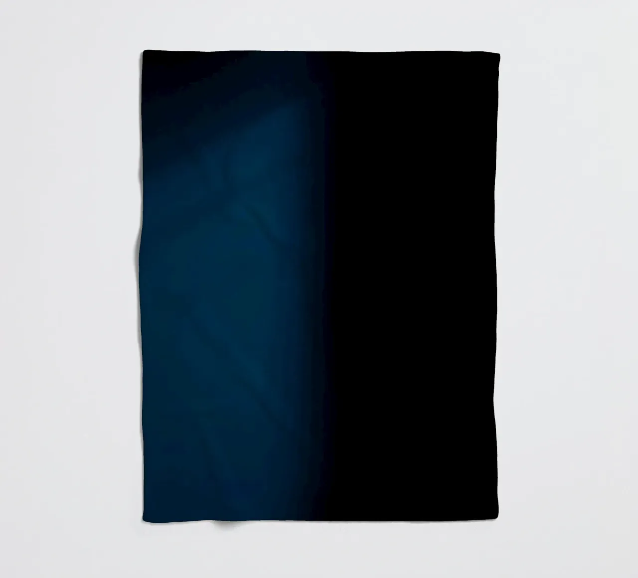 Uniek abstract blauw kleurverloop ontwerp perfecte woonkamer fleecedeken van DesignDoodle