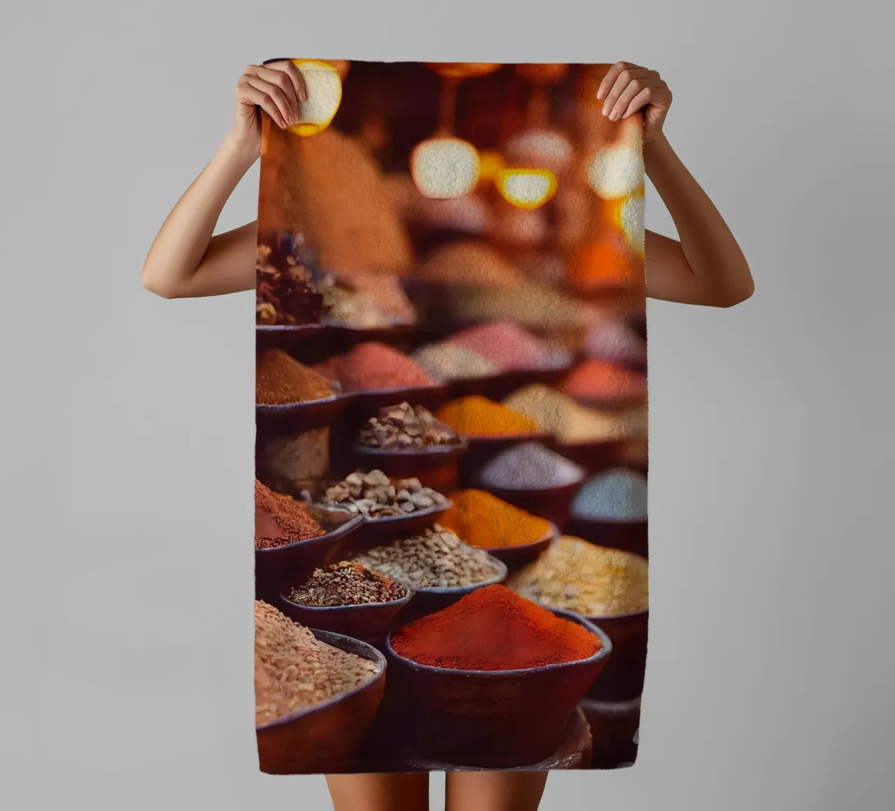 Spezie Cibo e cucina asciugamano da bagno da Ginnery