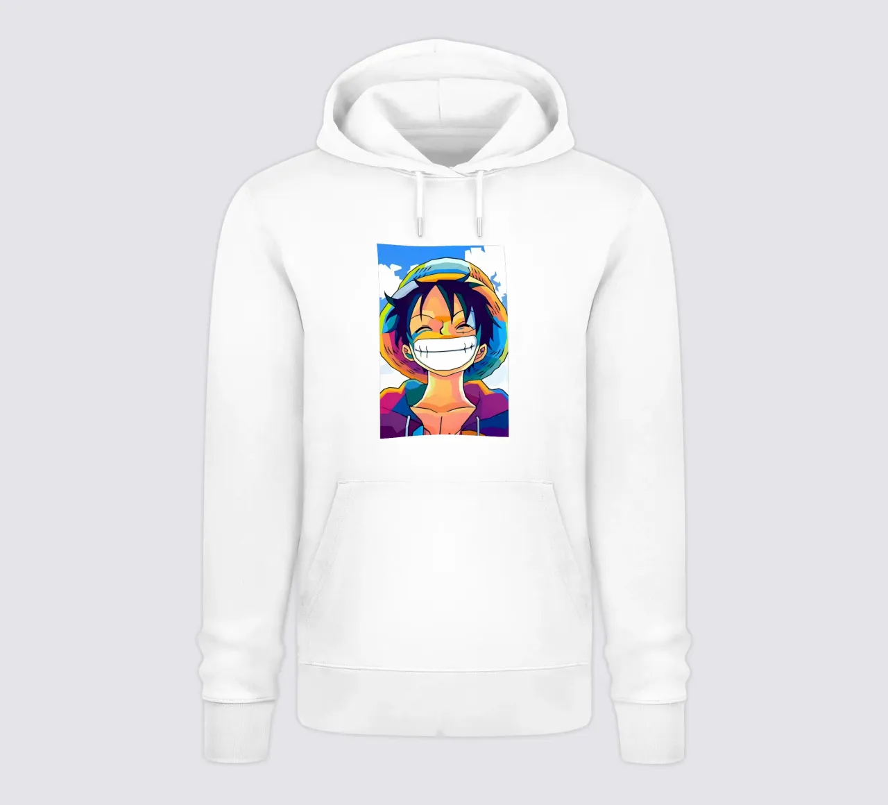 Monkey d Luffy Neon pop art felpa con cappuccio da BONANZA