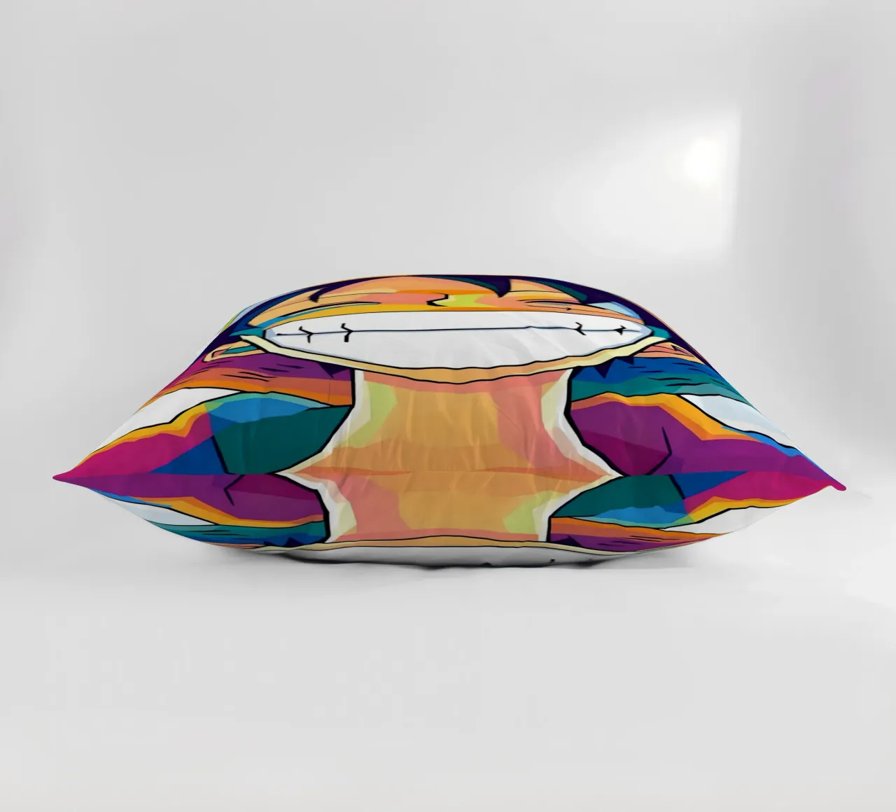 Monkey d Luffy Neon pop art cuscino da BONANZA