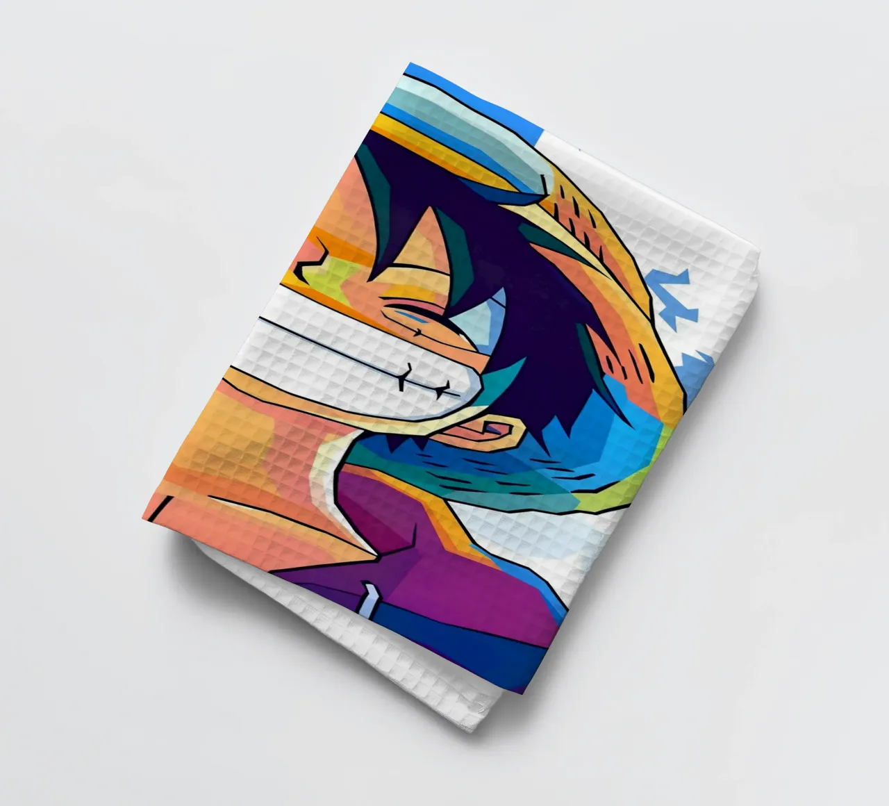 Monkey d Luffy Neon pop art canovaccio da cucina da BONANZA