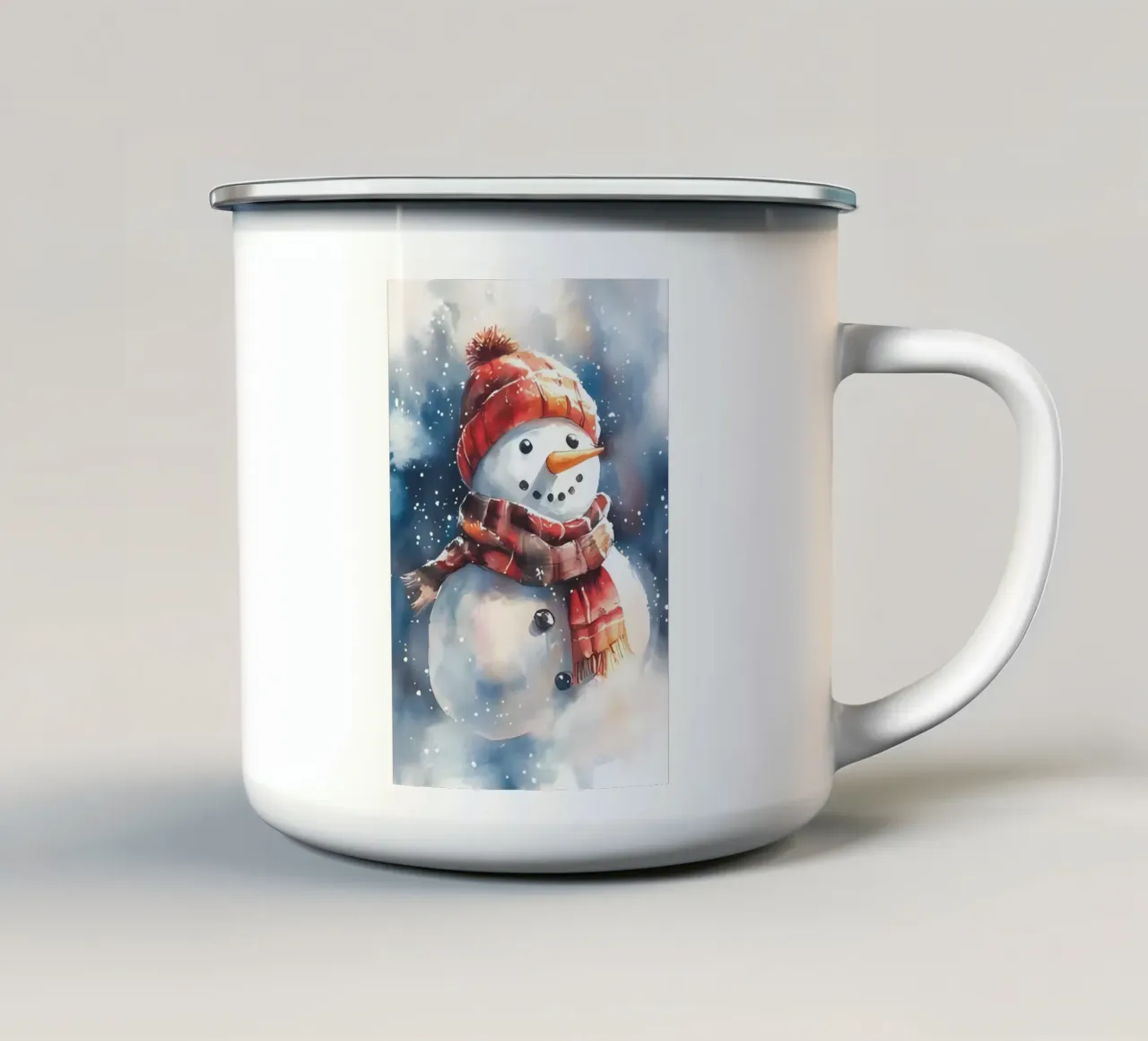 Poster minimalista 238 tazza in smalto da Kadynce