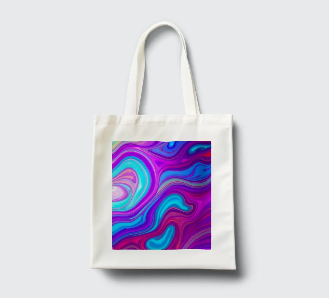 Vibrant abstract background design featuring swirling colors tote bag by DesignDoodle