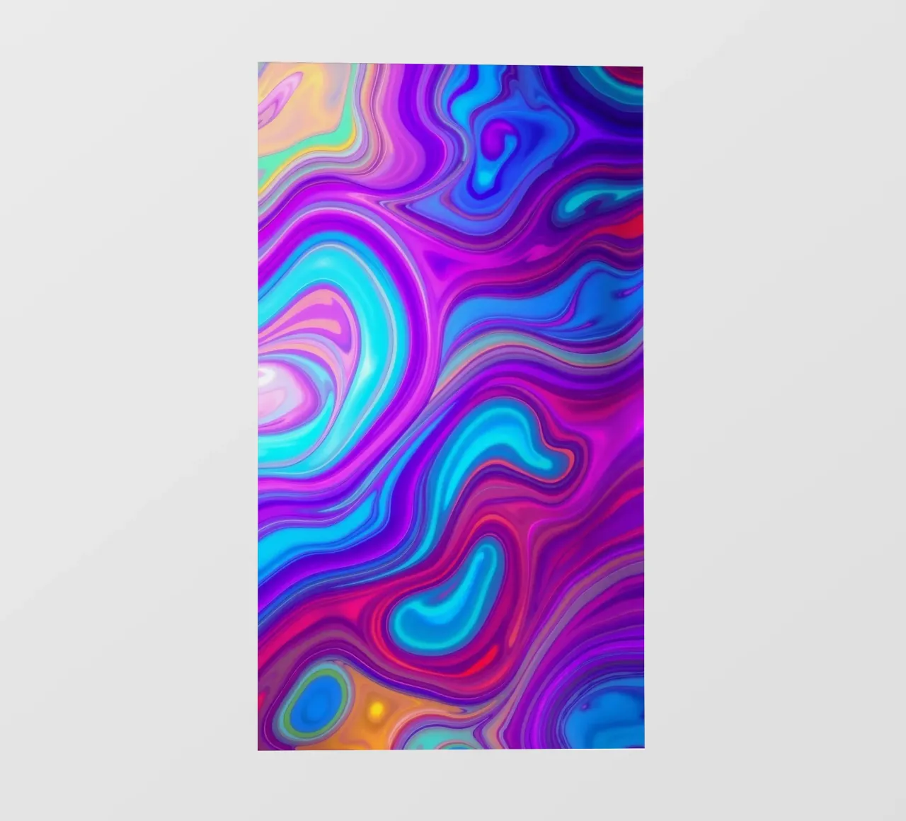 Vibrant abstract background design featuring swirling colors pvc cover by DesignDoodle