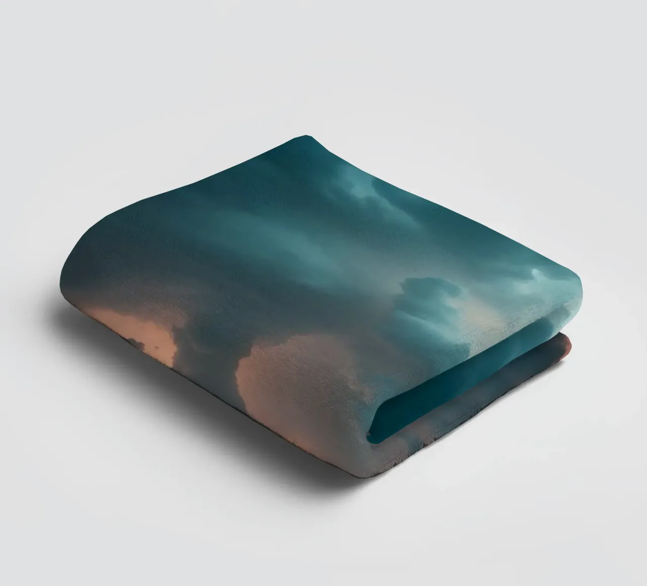 Dramatic cloudy sky formation creating a stunning abstract towel by DesignDoodle