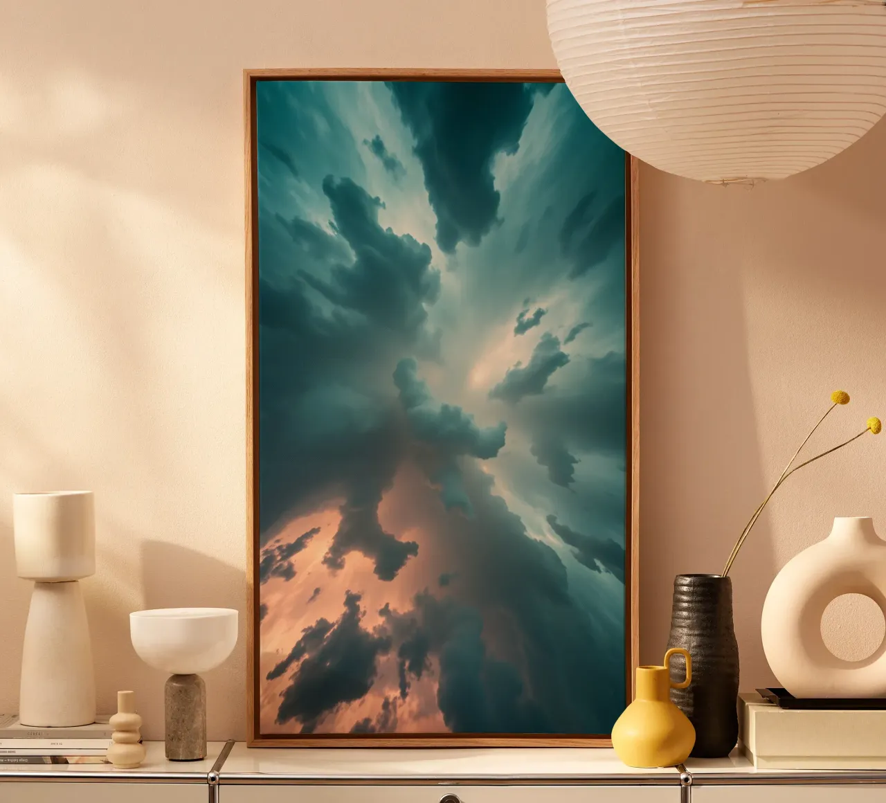 Dramatic cloudy sky formation creating a stunning abstract canvas by DesignDoodle