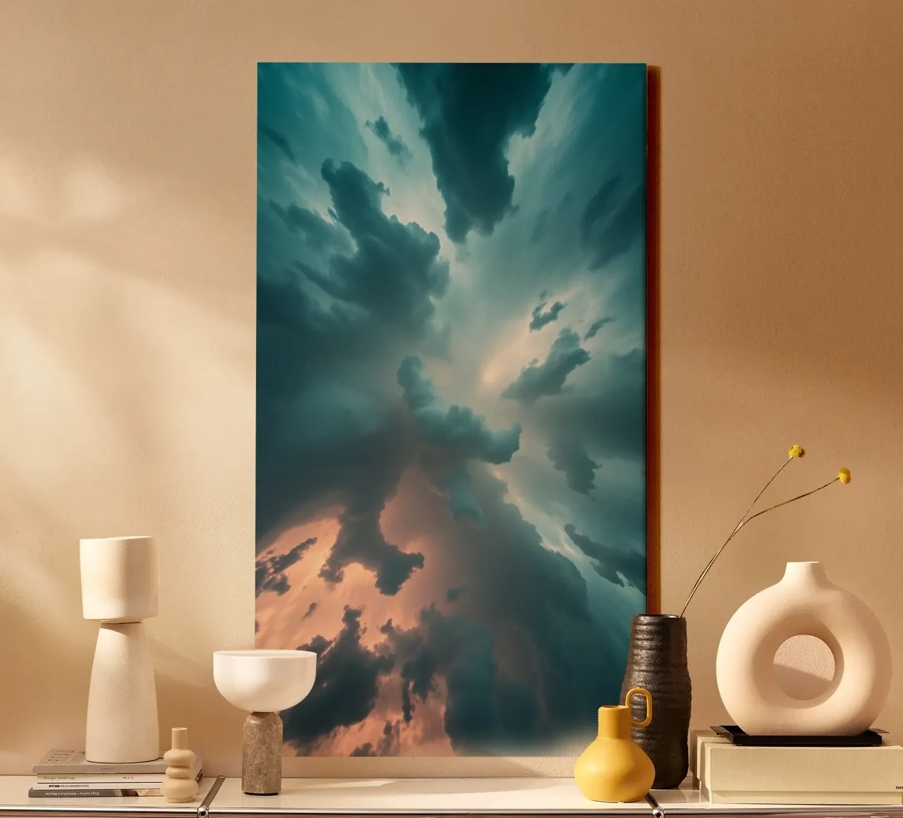 Dramatic cloudy sky formation creating a stunning abstract canvas by DesignDoodle