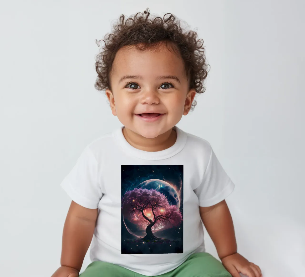 Cosmic Sakura Tree maglietta neonato da Ginnery