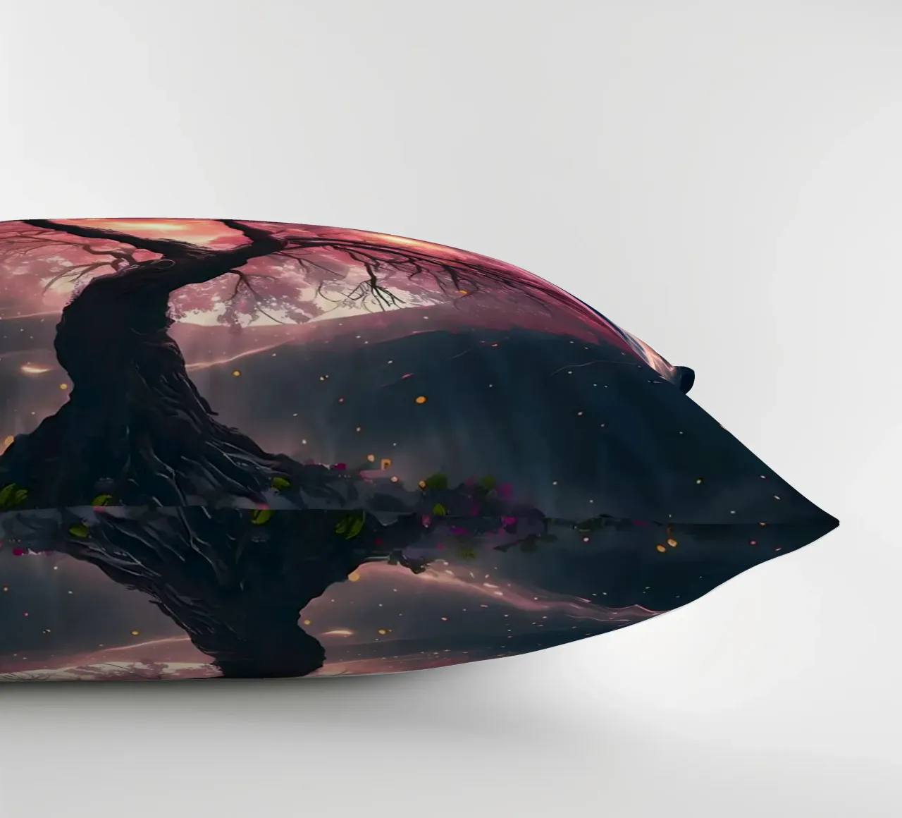 Cosmic Sakura Tree cuscino da Ginnery