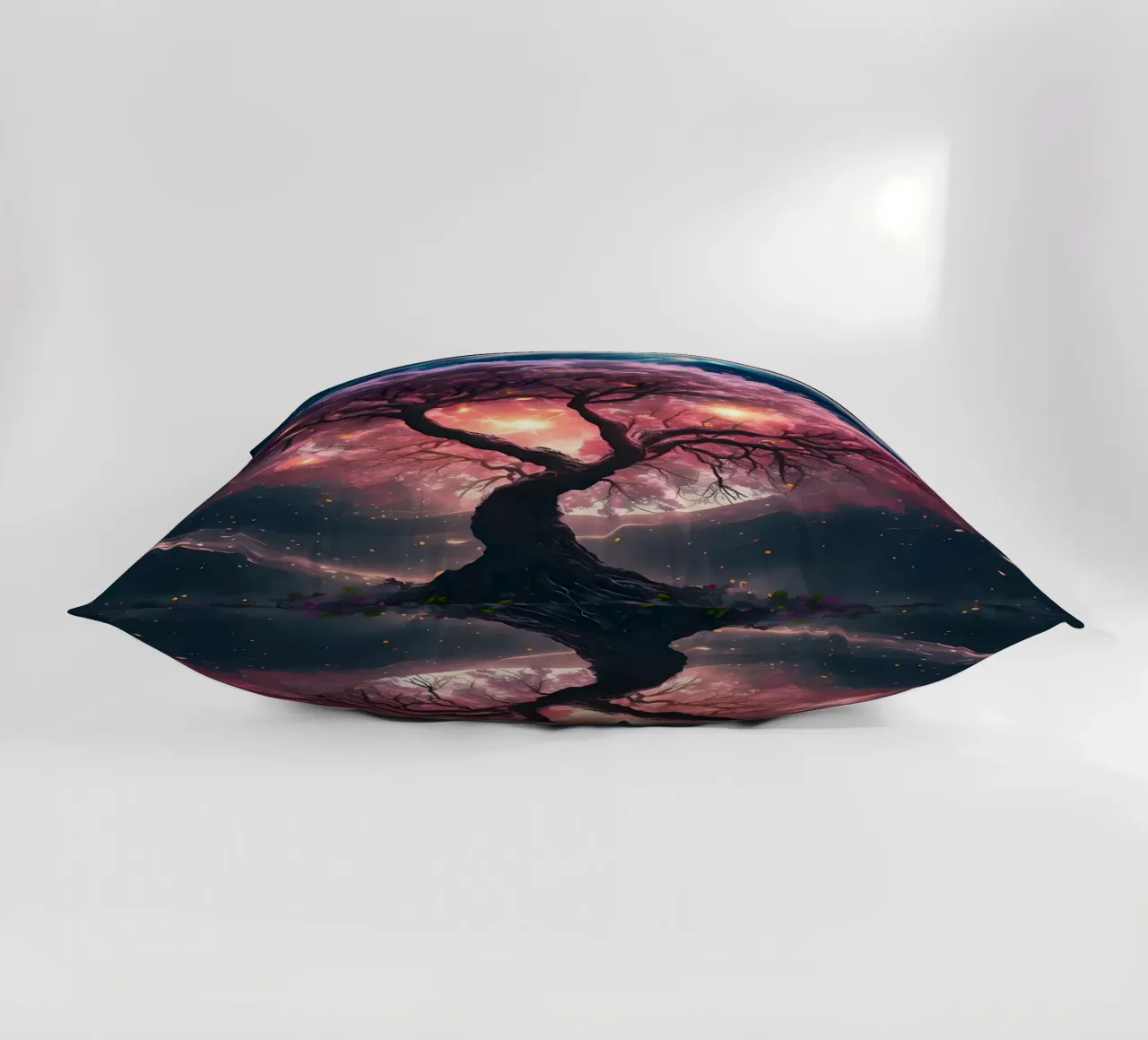 Cosmic Sakura Tree cuscino da Ginnery