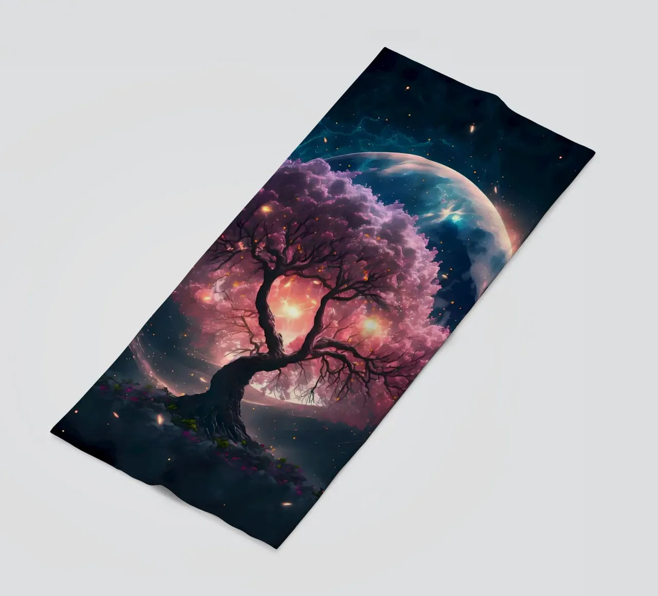 Cosmic Sakura Tree telo mare da Ginnery