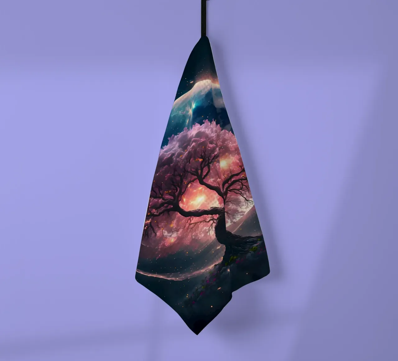 Cosmic Sakura Tree canovaccio da cucina da Ginnery