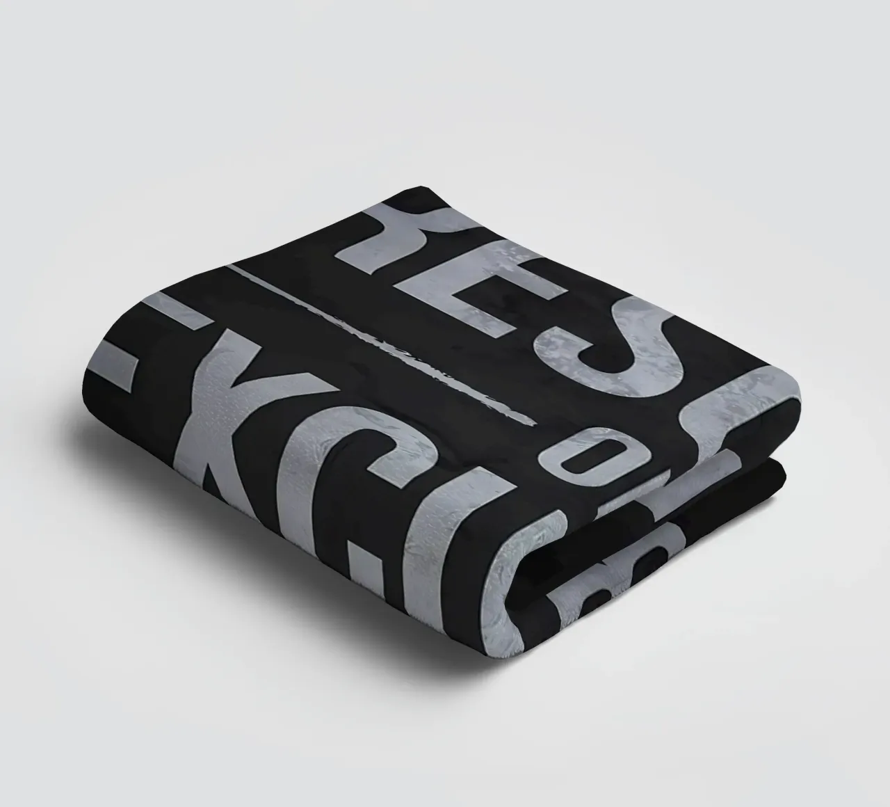 Results vs Excuses vs Both towel by Delaplane