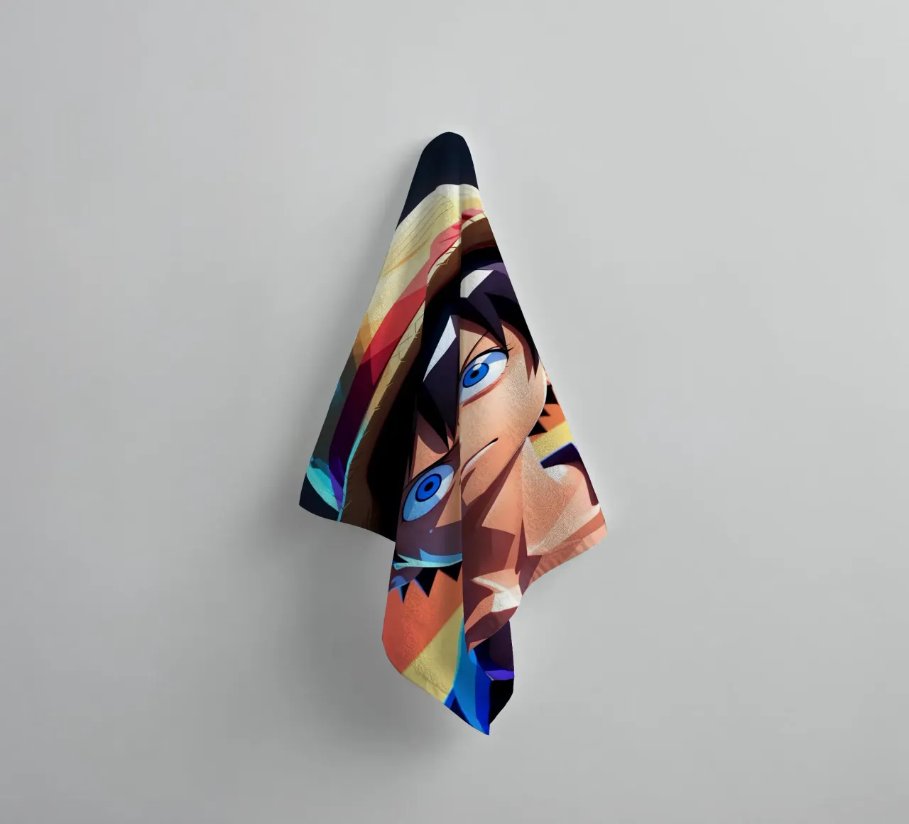 Monkey d Luffy art towel by BONANZA