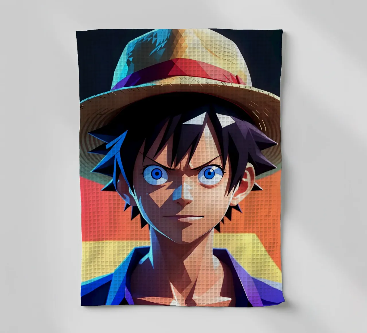 Monkey d Luffy art torchon de BONANZA