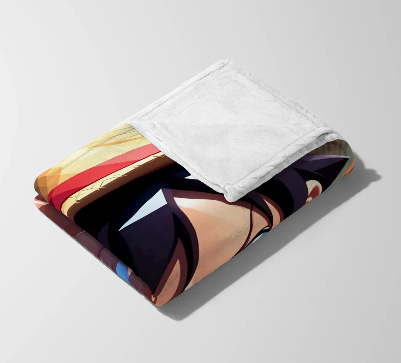 Monkey d Luffy art fleece blanket by BONANZA