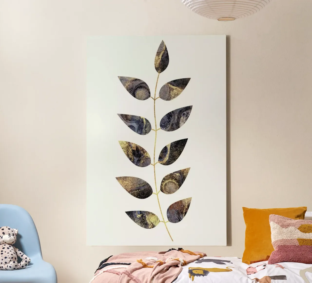 Branch tela con Cornice a cassetta da Elisabeth Fredriksson