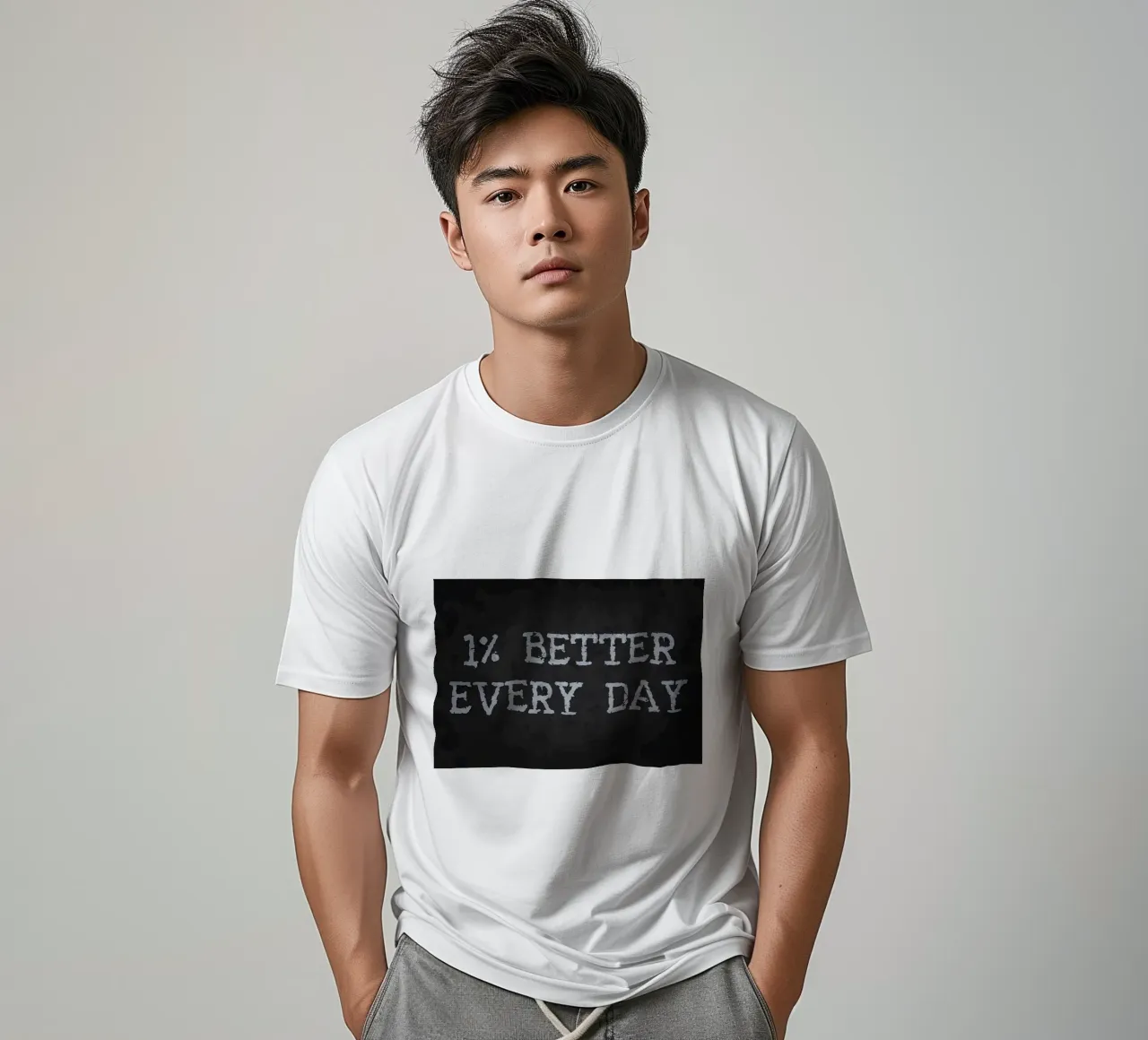 1 Percent Better Every Day t-shirt by Delaplane