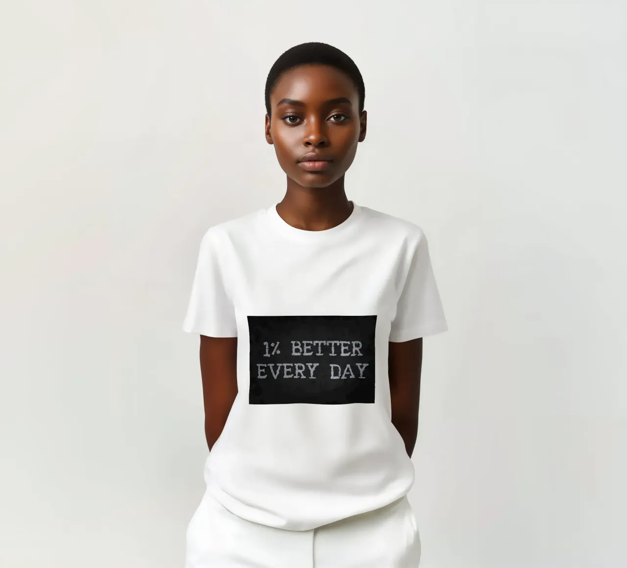 1 Percent Better Every Day t-shirt by Delaplane