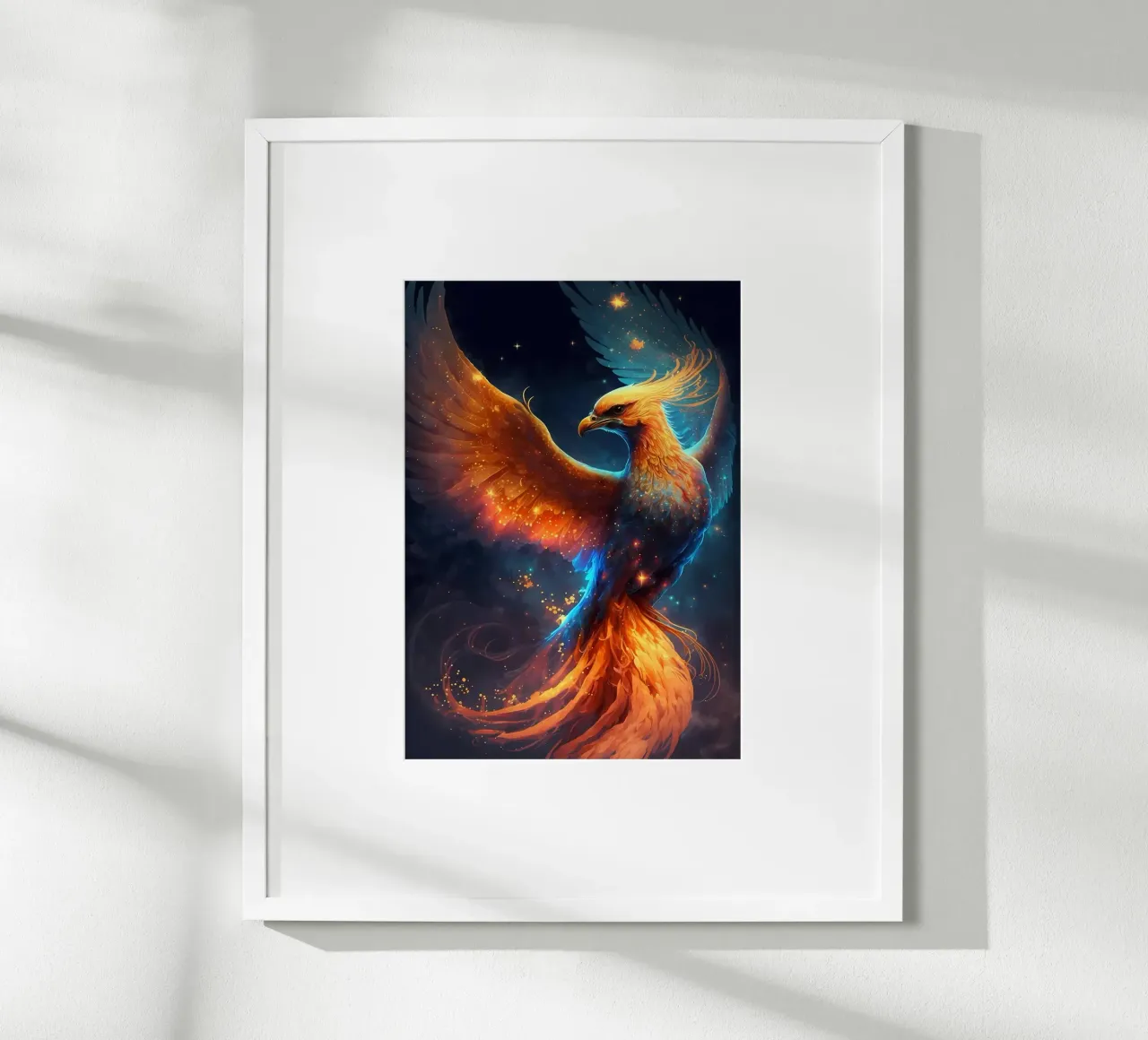 Uccello della Fenice poster da Ginnery