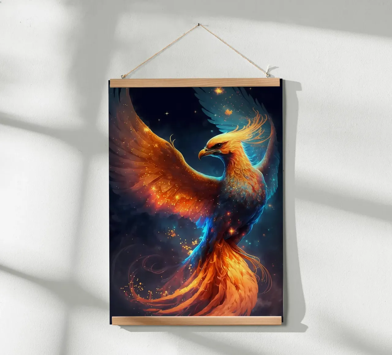 Uccello della Fenice poster da Ginnery
