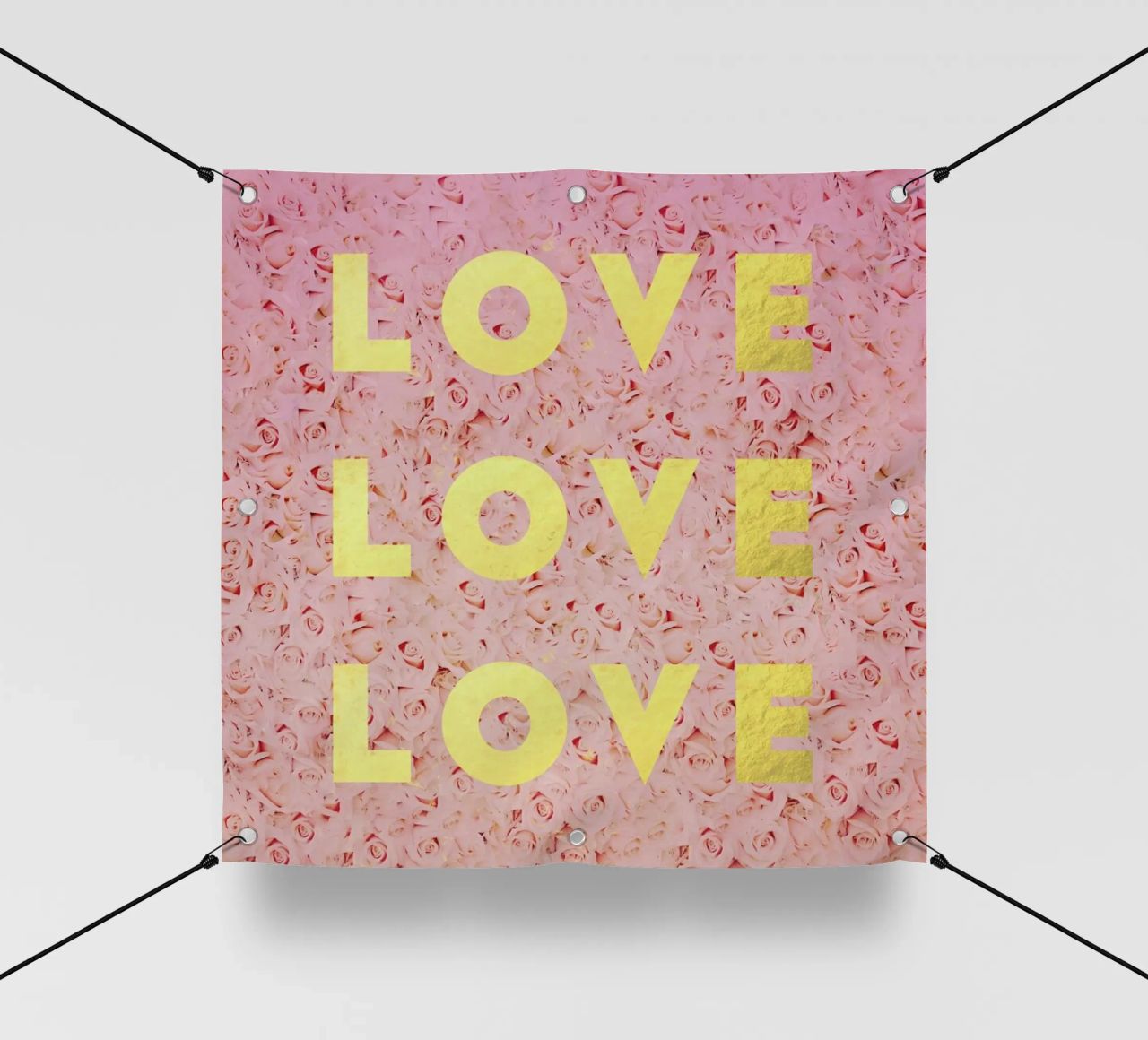 Love & Roses PVC Plane von Leah Flores