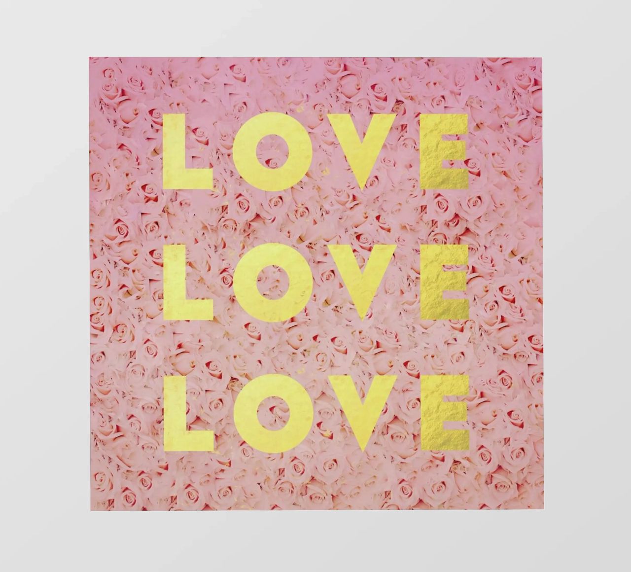 Love & Roses PVC Plane von Leah Flores