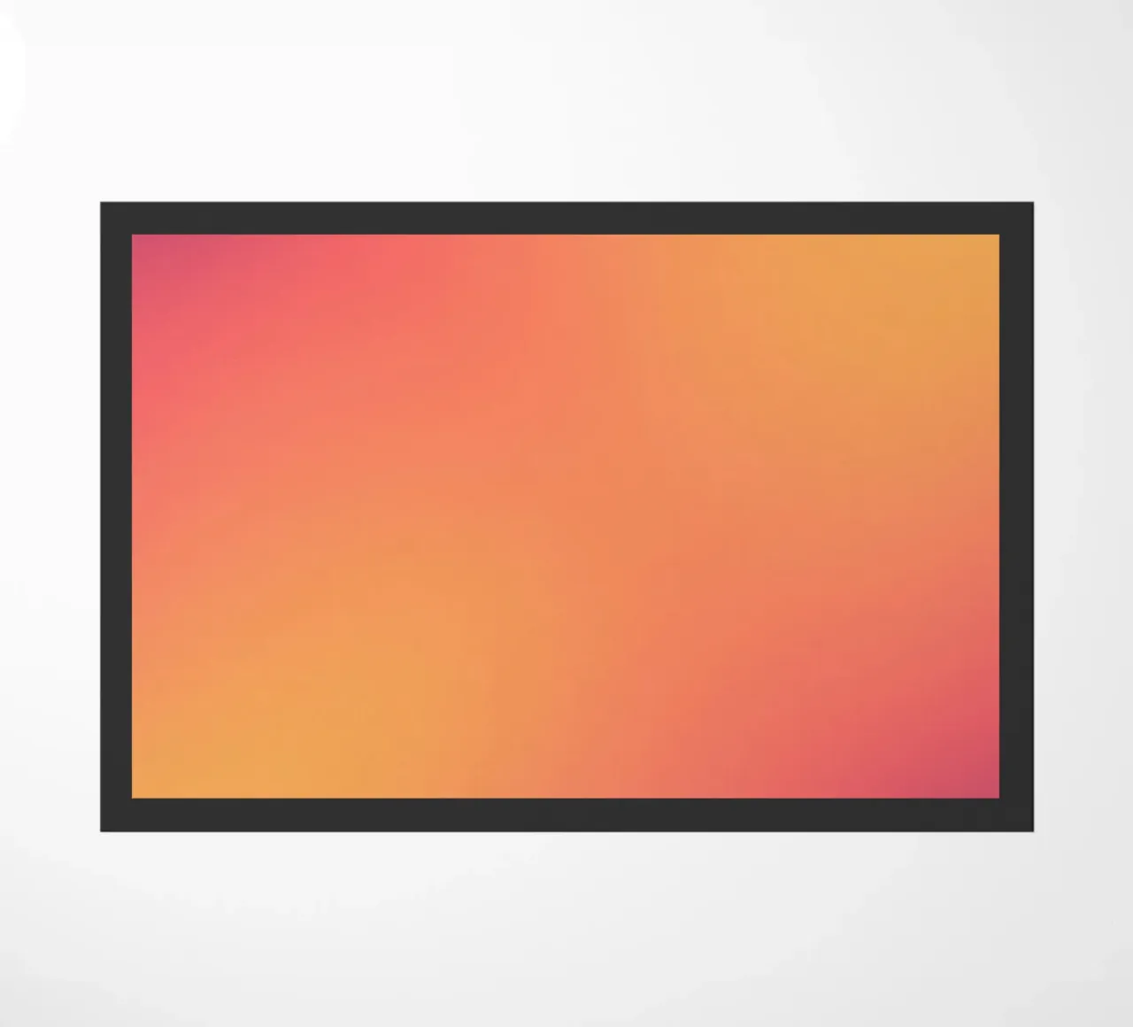 Abstract gradient design featuring soft pastel hues doormat by DesignDoodle