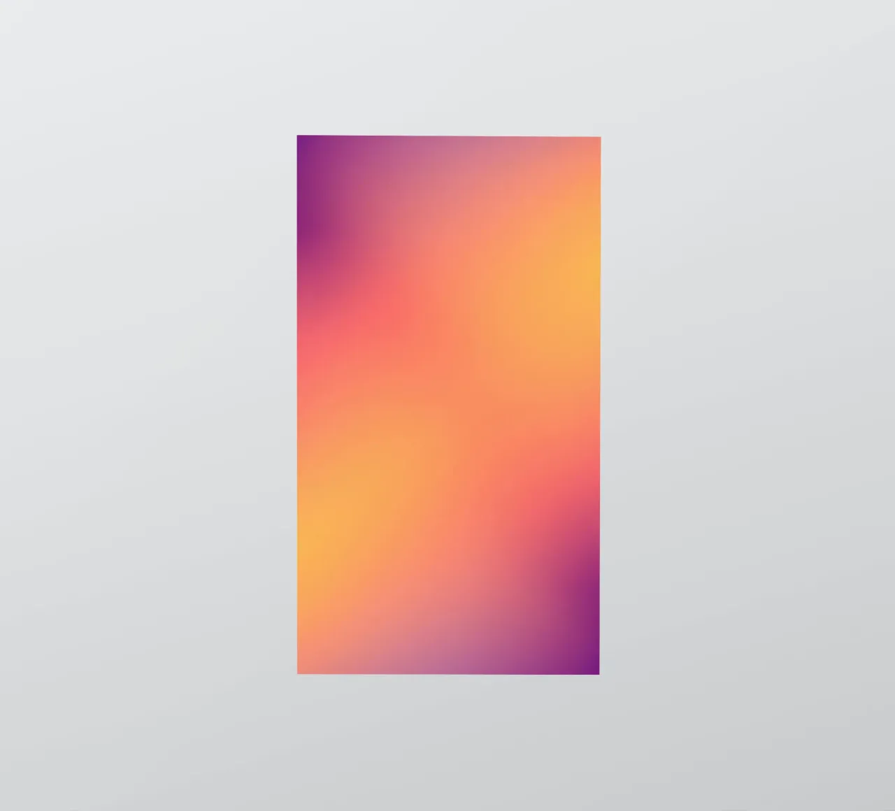 Abstract gradient design featuring soft pastel hues sticker by DesignDoodle