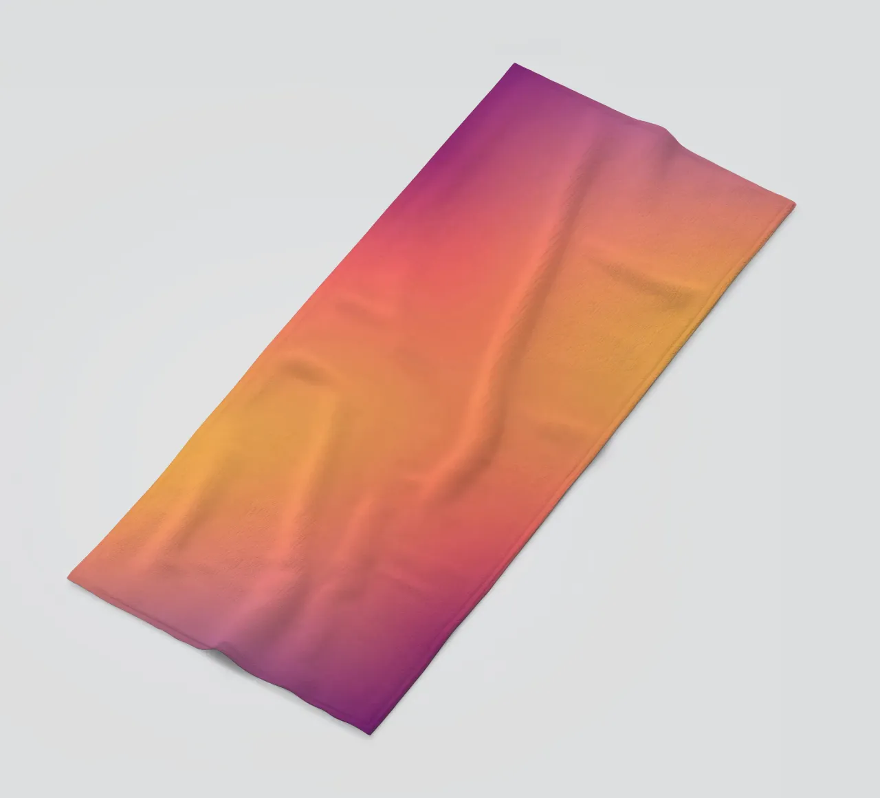 Abstract gradient design featuring soft pastel hues beach towel by DesignDoodle