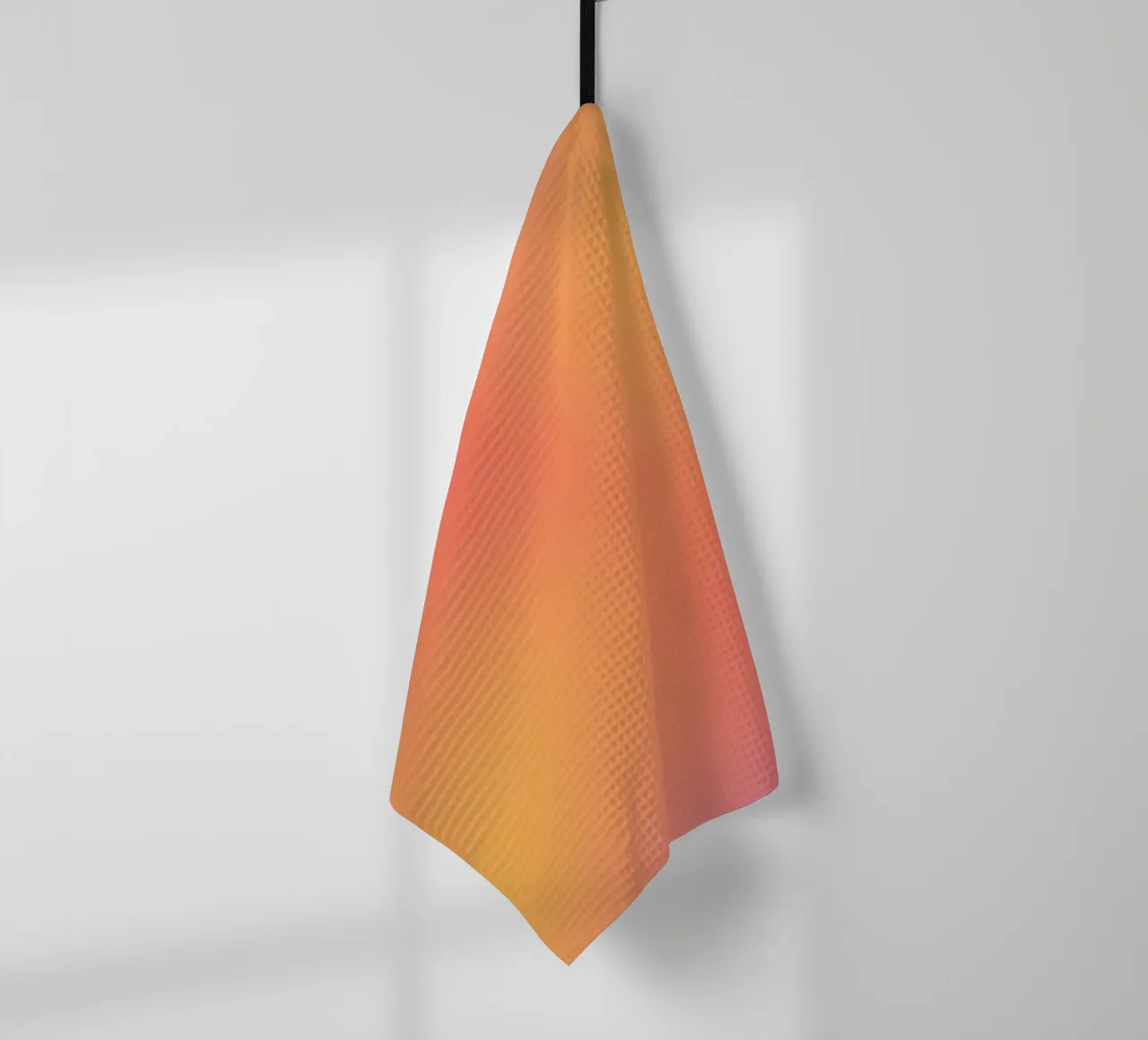 Abstract gradient design featuring soft pastel hues tea towel by DesignDoodle