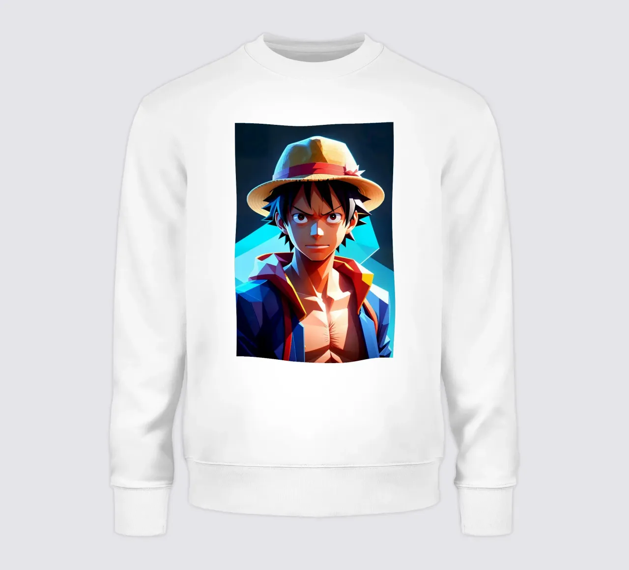 Monkey d Luffy Neon sweatshirt by BONANZA