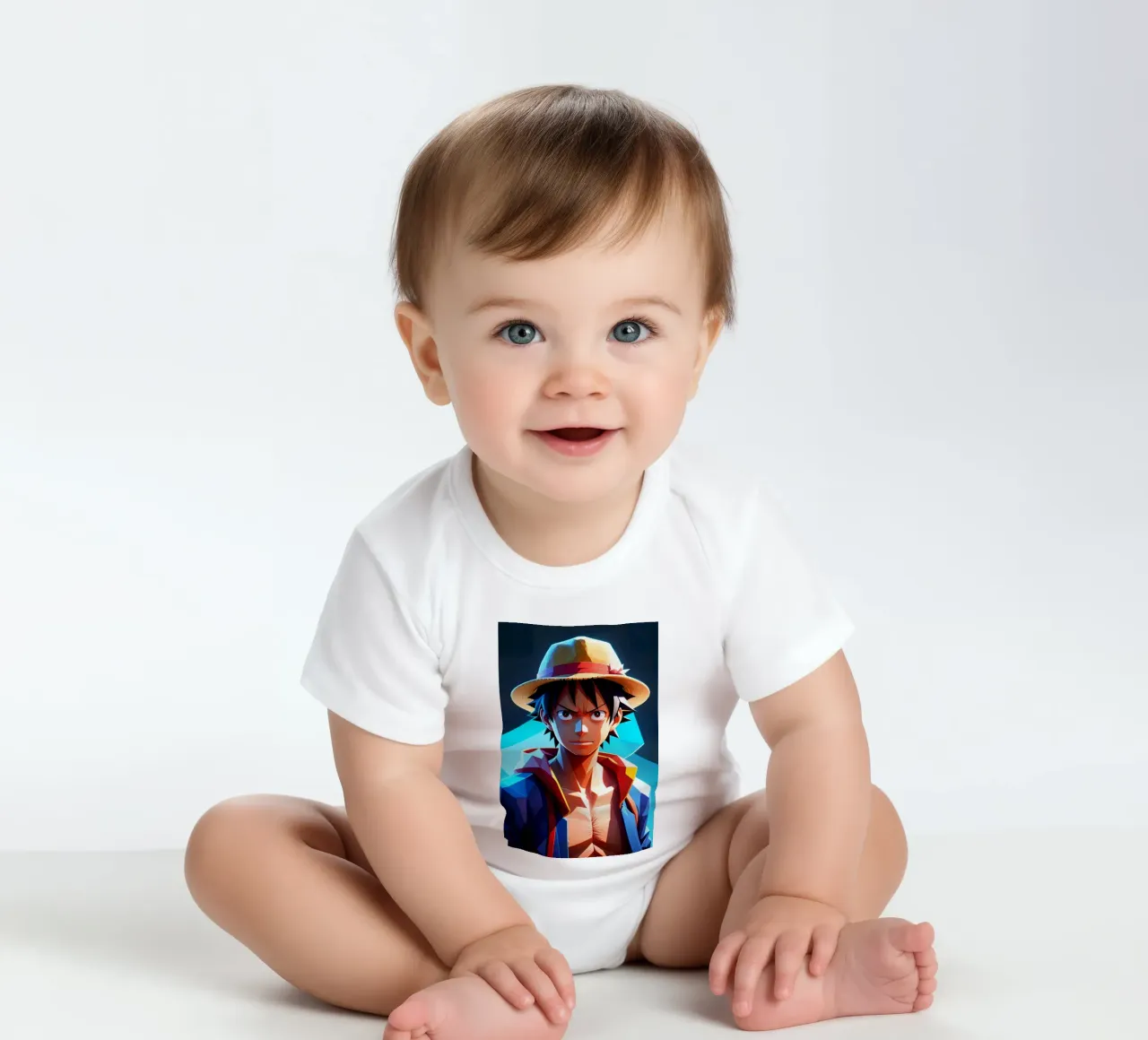 Scimmia d Luffy Neon body neonato maniche corte da BONANZA