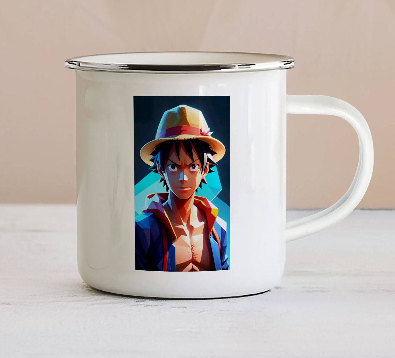 Scimmia d Luffy Neon tazza in smalto da BONANZA