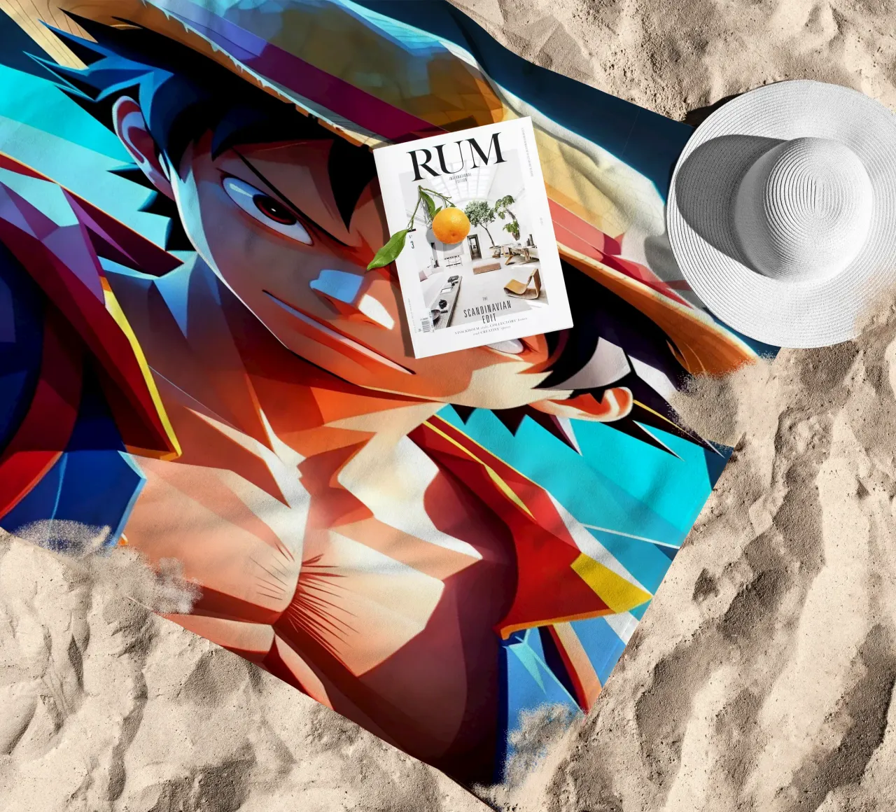 Scimmia d Luffy Neon telo mare da BONANZA