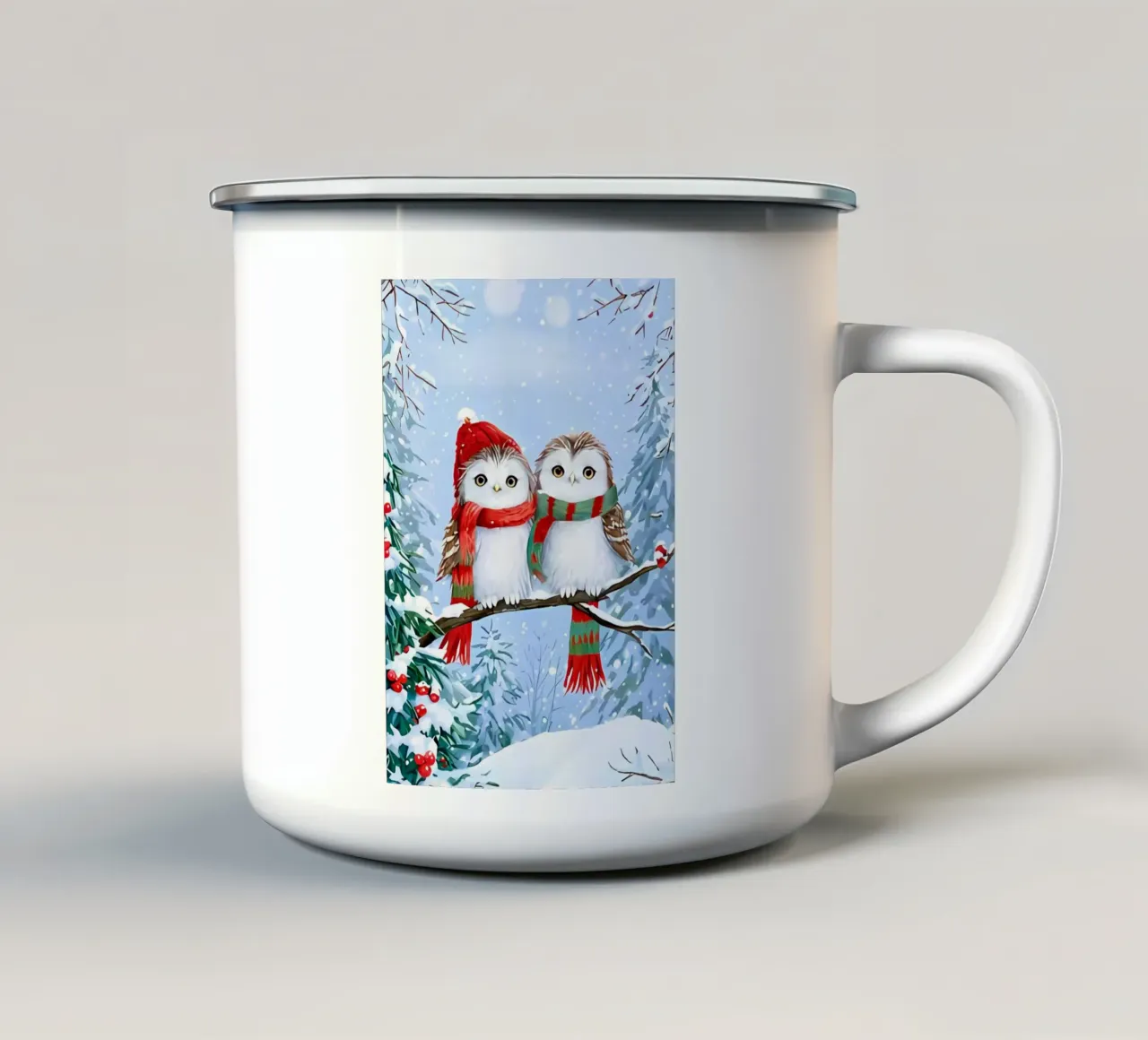 Poster minimalista 241 tazza in smalto da Kadynce