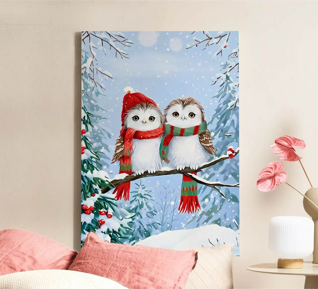 Minimalist Poster 241 canvas with Floater frame by Kadynce