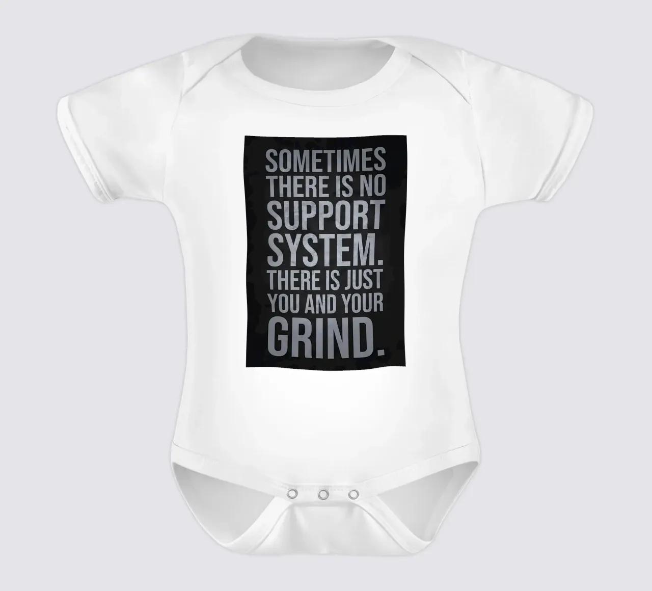 Solo tu e il tuo Grind body neonato maniche corte da Delaplane