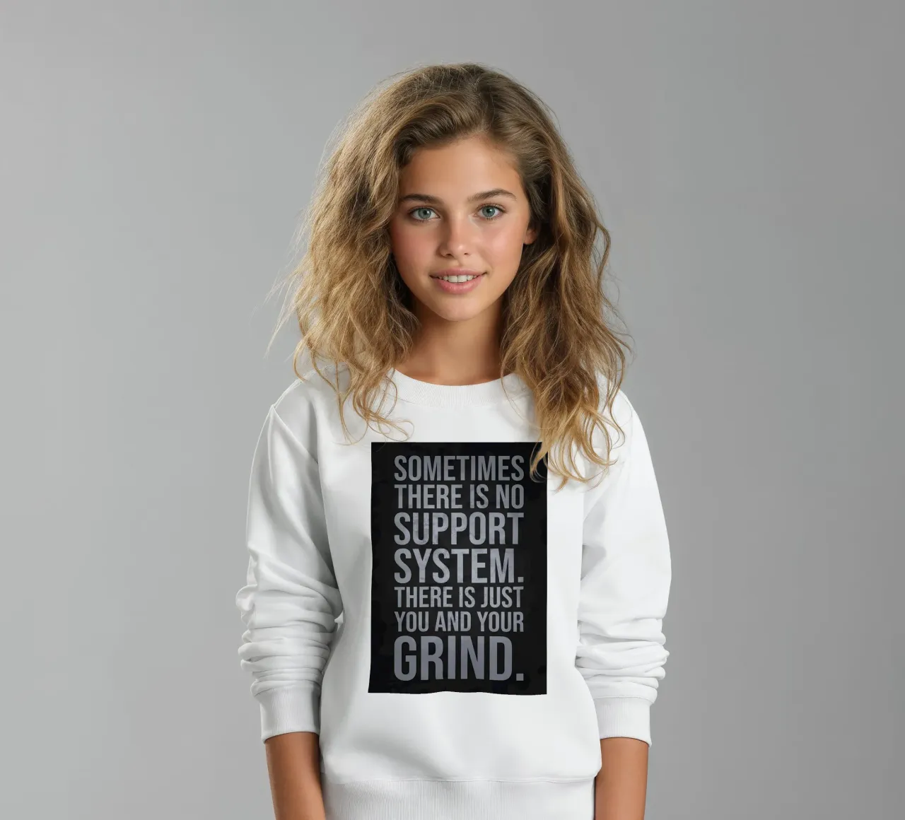 Solo tu e il tuo Grind felpa bambino da Delaplane