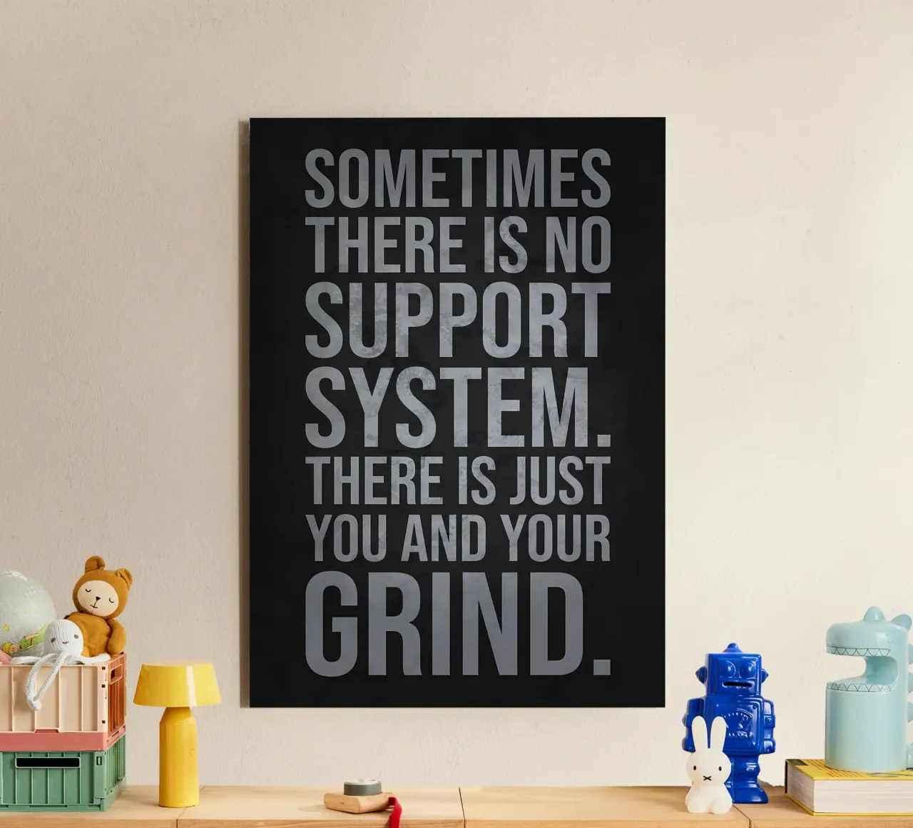 Just You and Your Grind alu-dibond by Delaplane
