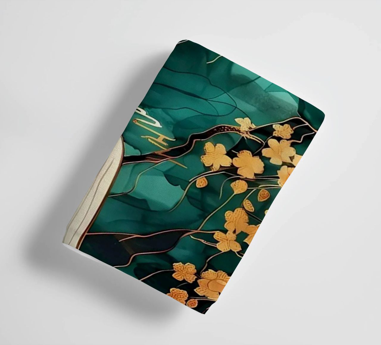 Farbenfrohe Aurora Borealis Handtuch von Ruth