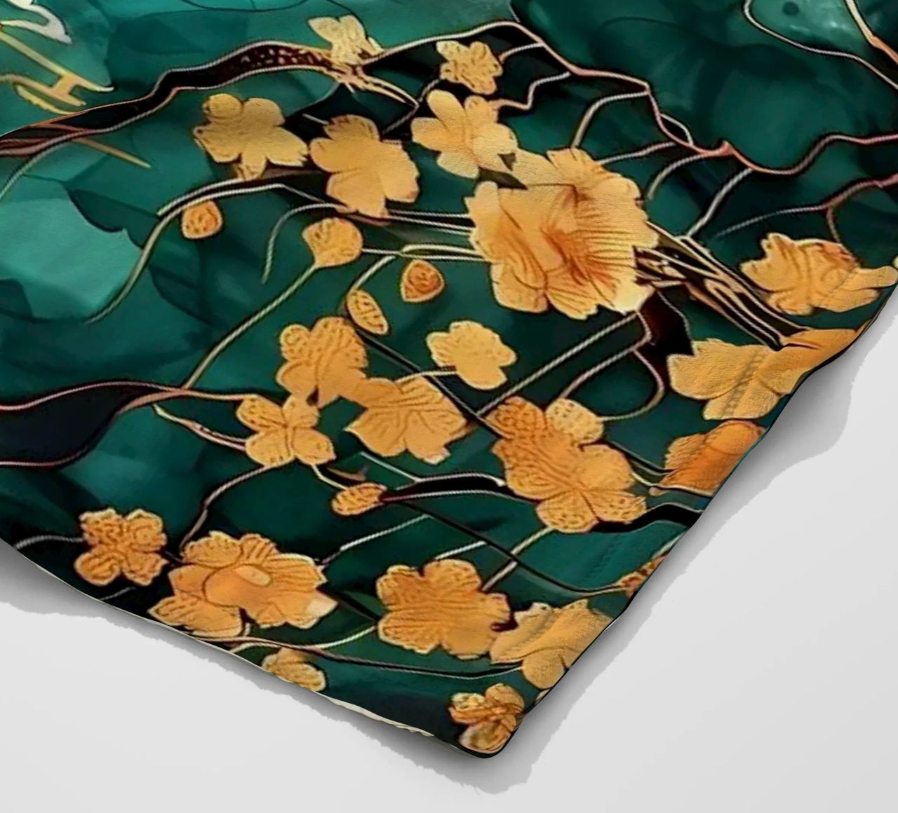 Farbenfrohe Aurora Borealis Fleecedecke von Ruth