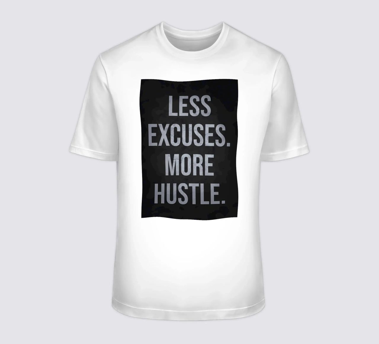Meno scuse più impegno t-shirt da Bassy