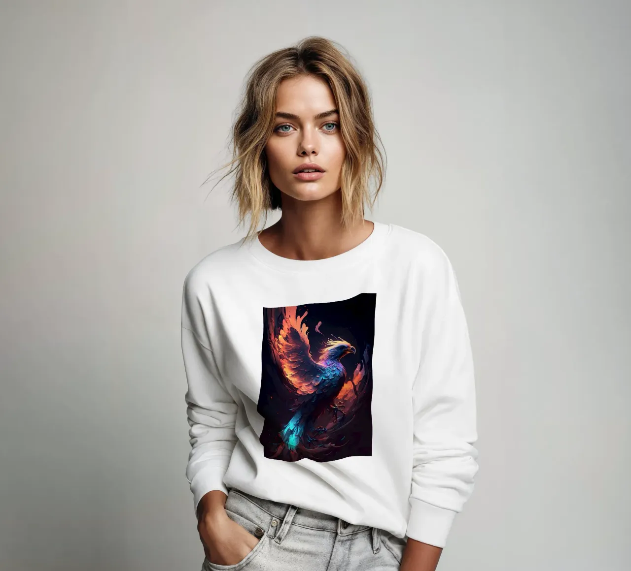 Uccello della Fenice felpa da Mikesell