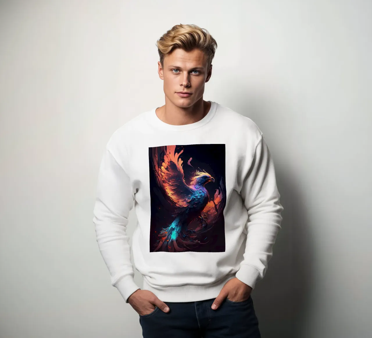 Uccello della Fenice felpa da Mikesell